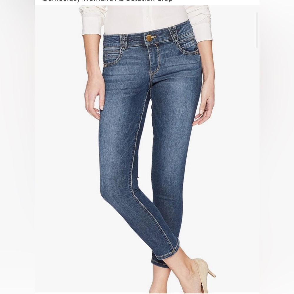 Democracy Women's Ab Solution Crop, 14, blue